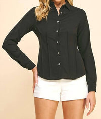 Pinch - Pintuck Blouse