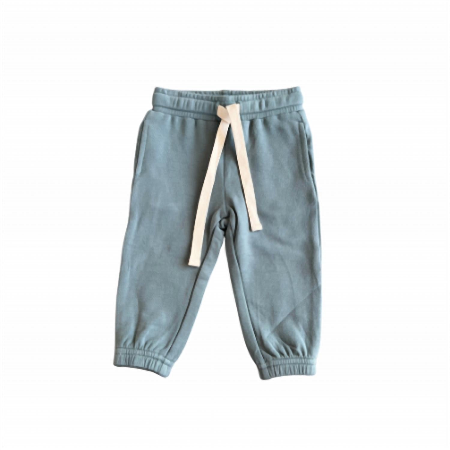 babysprouts Boy's Drawstring Joggers in storm - kids' joggers