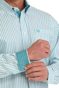 Cinch - Stretch Stripe Button Down Classic Shirt