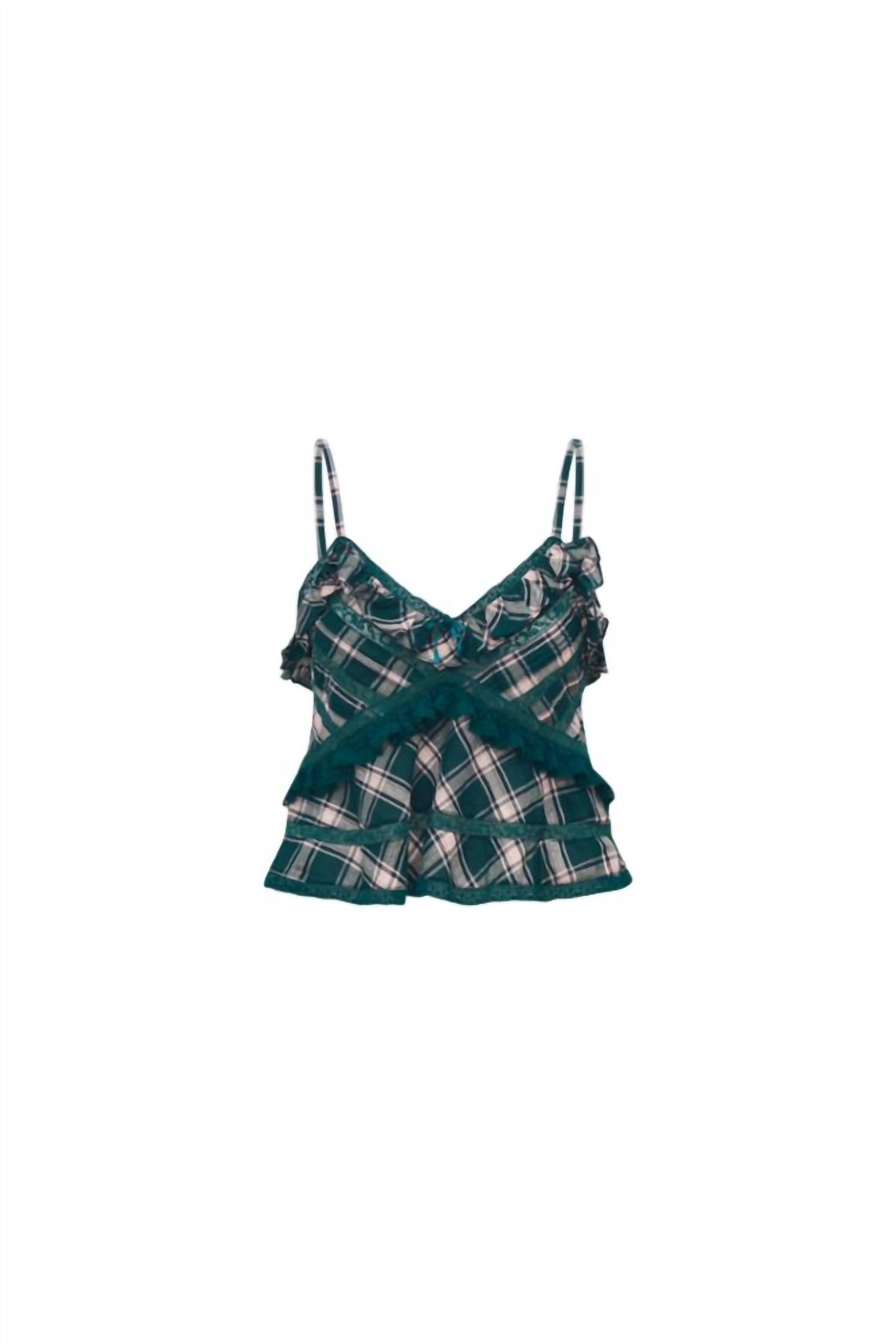 Loveshackfancy - Sormina Tartan Cotton Top