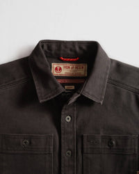 Iron & Resin Men's Workshop Heavy Twill Shirt in charcoal - men's jacket - view 4