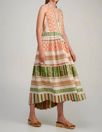 Pearl And Caviar - Elena Halter Midi Dress