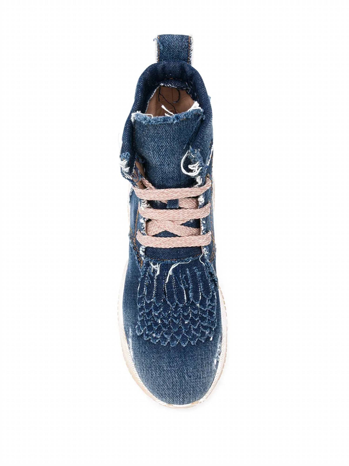 Hogan - Women's Interaction Denim High-top Sneakers Boots