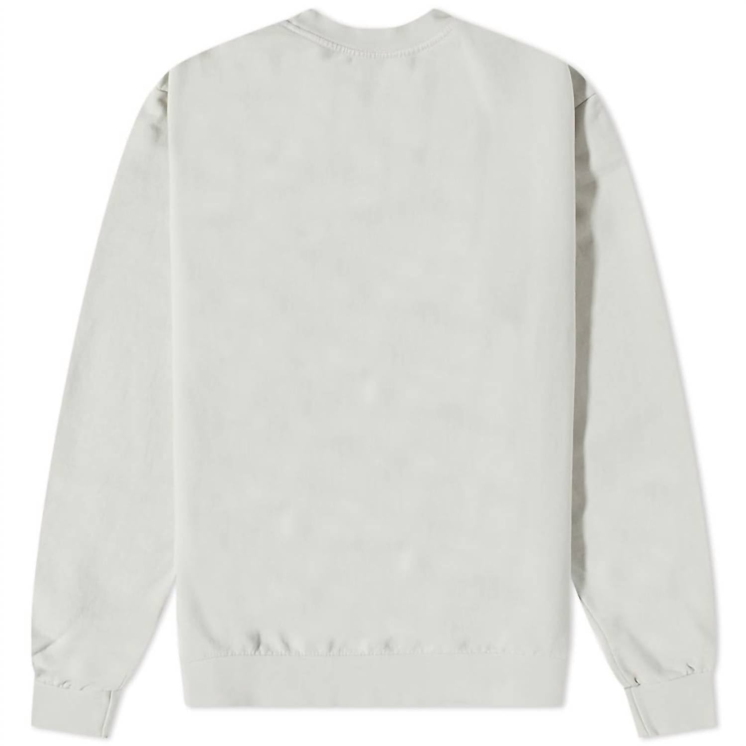Museum of Peace & Quiet Men's Wordmark Crewneck Sweatshirt in bone - men's shirt - alternate view