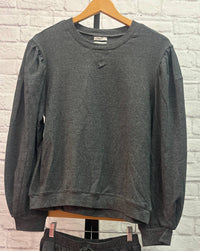 By The River - Women's Puff Sleeve Crewneck & Drawstring Short Set