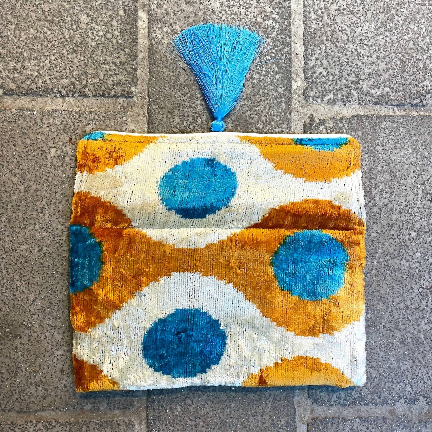 Mila Miro By Emelie - Ikat Clutch Silk Bag
