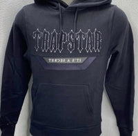 Trapstar Men’s Chenille Decoded Panel Tracksuit Set in black - men's item