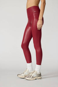 MPG Sport Liquid Leggings in merlot - women's pants - detail view