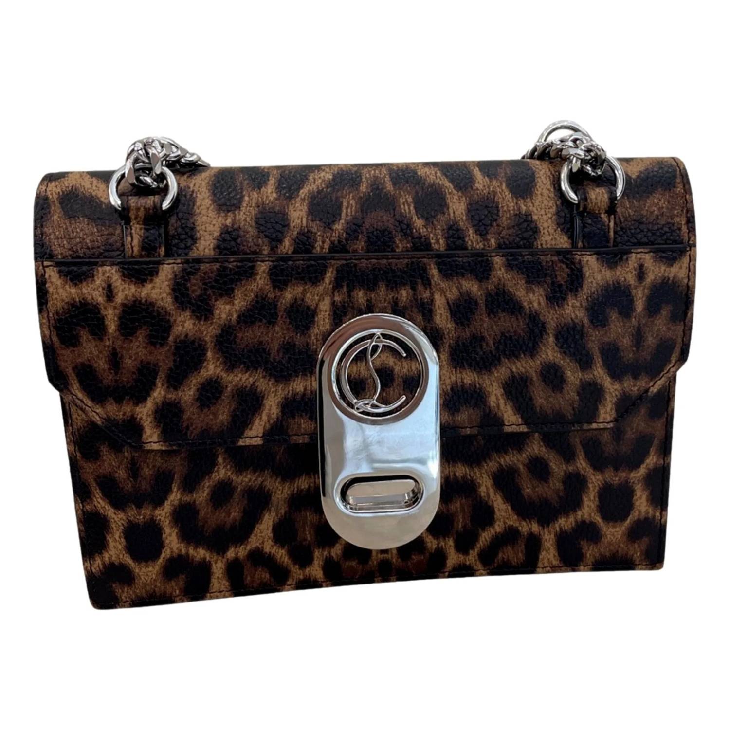 Christian Louboutin - Women's Elisa Calf Empire Leopard Leather Shoulder Crossbody Bag