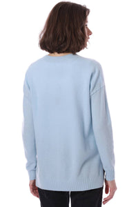 Minnie Rose - Cashmere Long And Lean V-neck Sweater