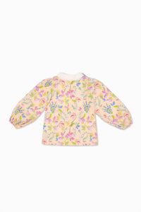 Sasha+Z - Girls Floral Cotton Poplin Top