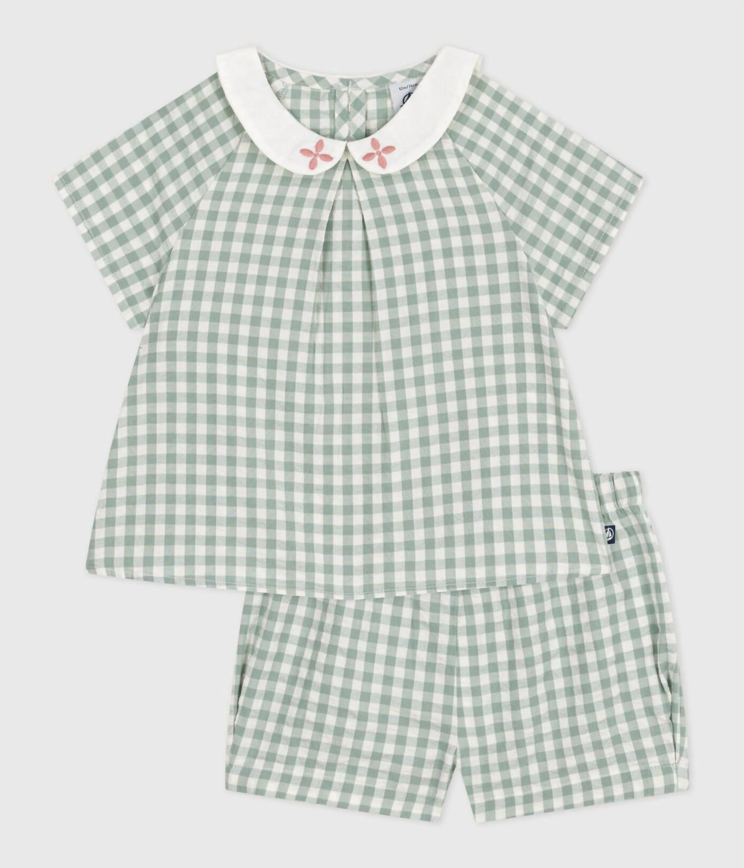 Petit Bateau - Girl's Check Picnic Set