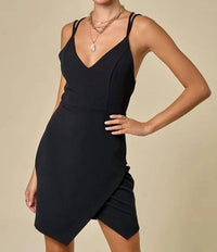 Blue Blush - Open Back Strappy Detailed Bodycon Dress