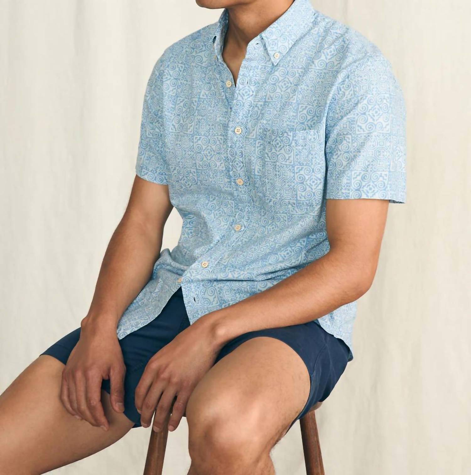 Faherty - Short Sleeve Stretch Playa Shirt