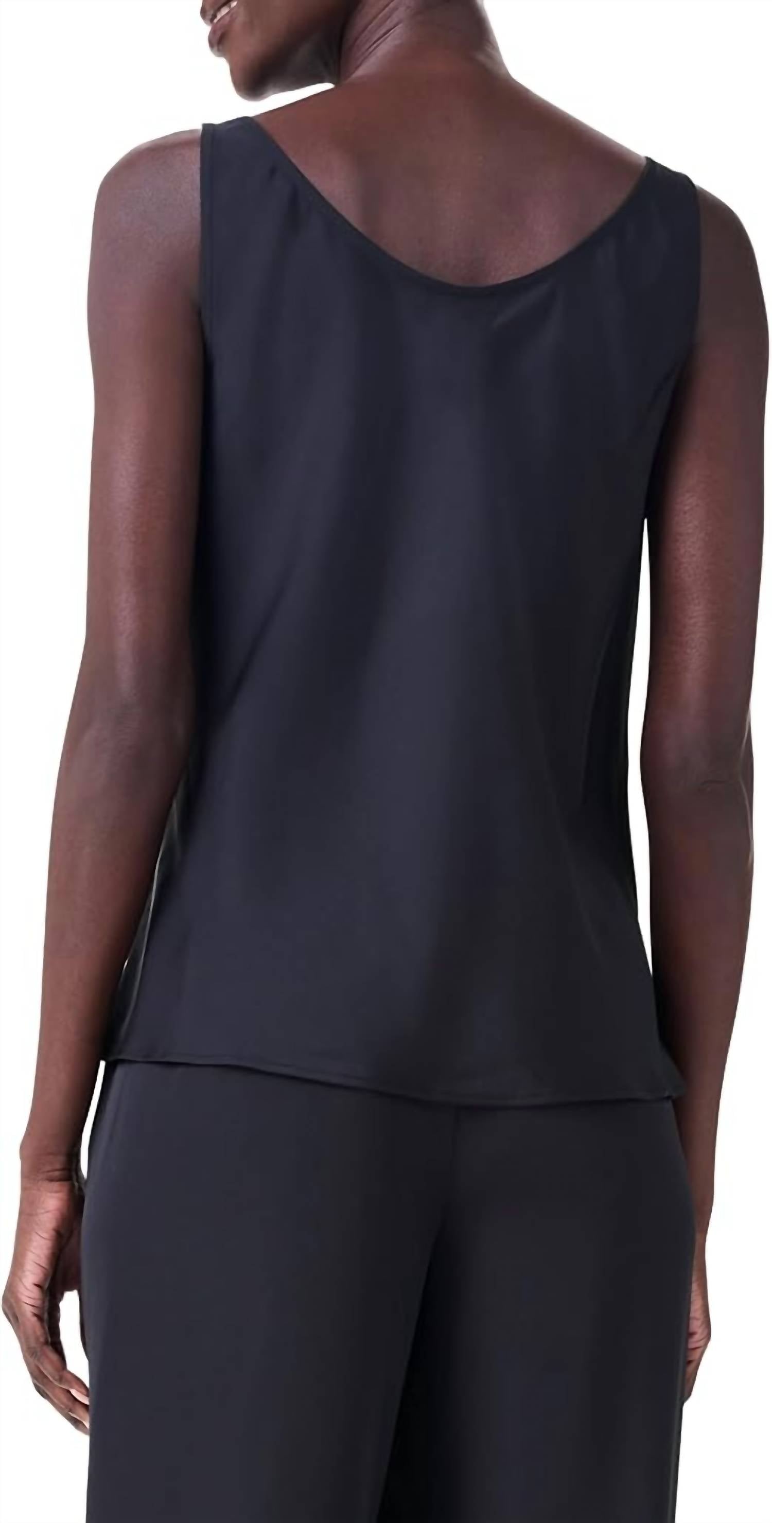 Nic + Zoe - Crepe Drape Tank - Plus