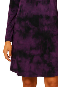 French Kyss - Marble Wash Hooded Dress