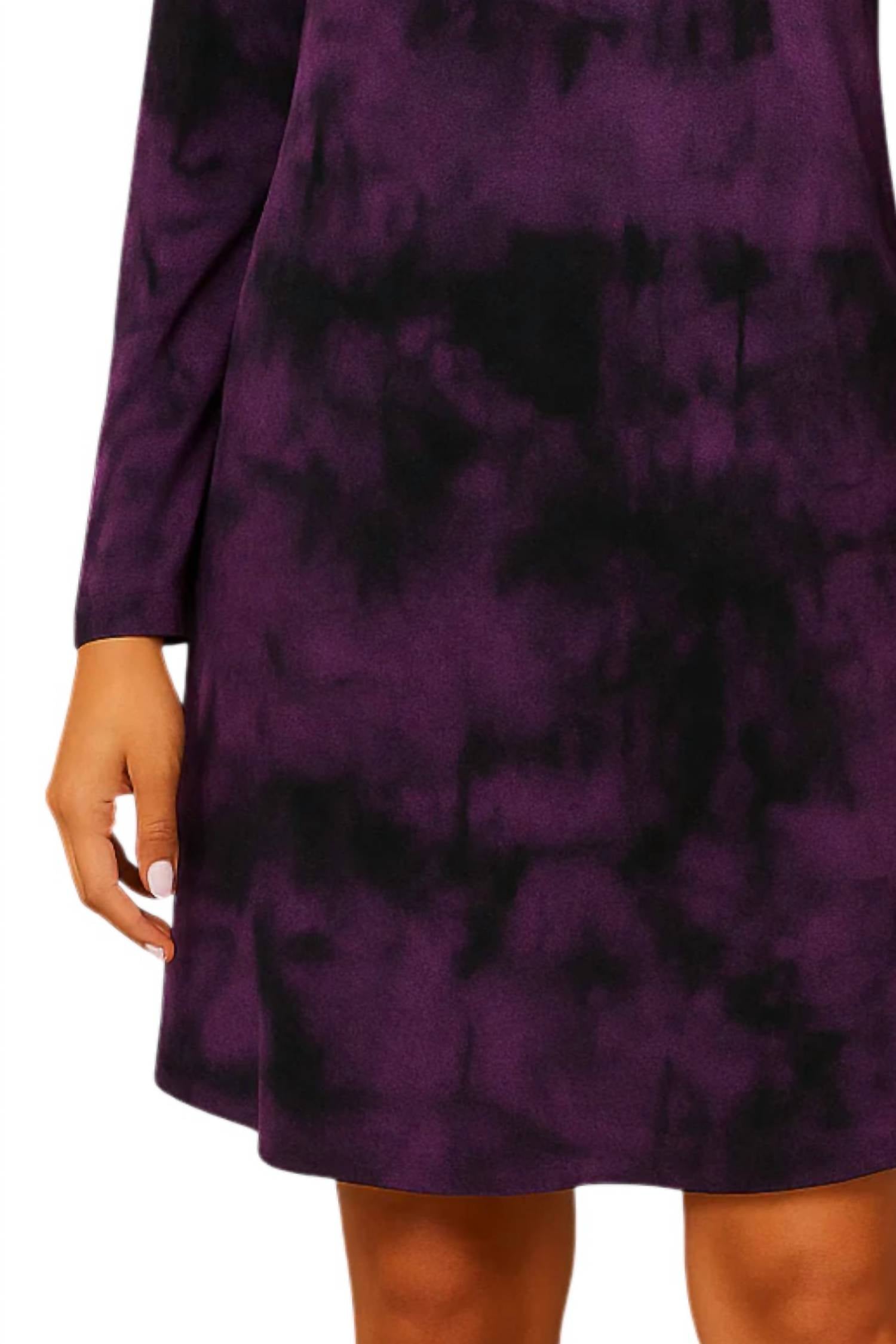 French Kyss - Marble Wash Hooded Dress