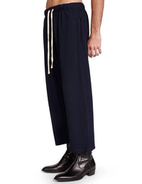 Les Tien - Pique Cropped Relaxed Pants