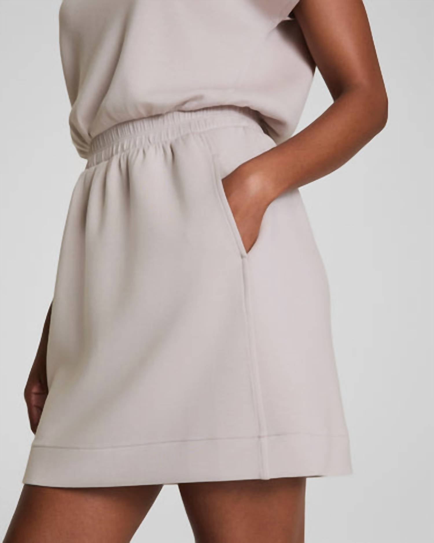 Spanx AirEssentials Cinched Mini Dress - French Grey / Xs Spanx AirEssentials Cinched Mini Dress - French Grey / Xs