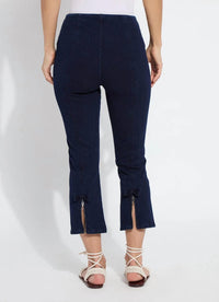 Lysse - Women's Lizzette Bow Detail Crop Flare Denim Jean
