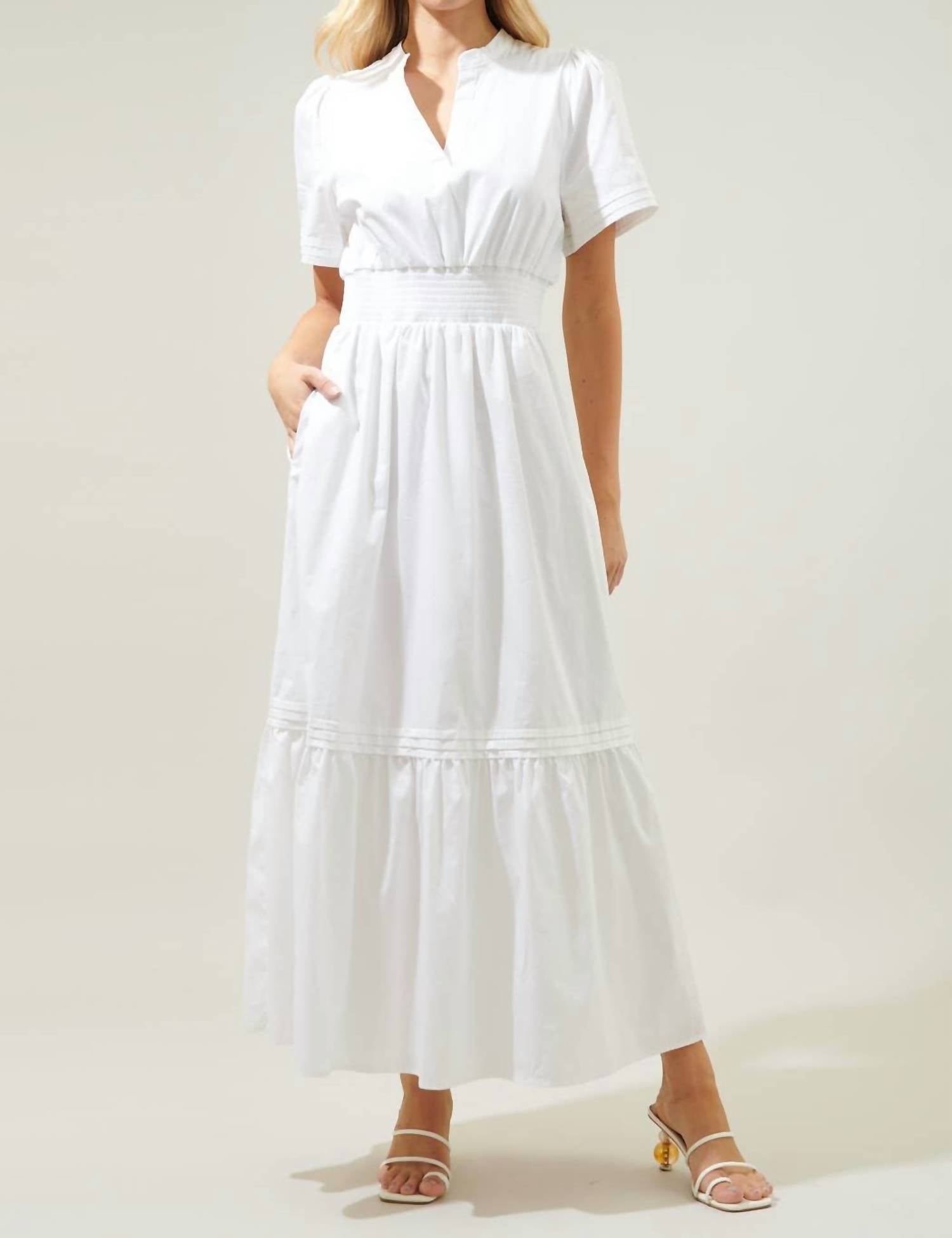 Sugarlips - Tamia Poplin Maxi Dress