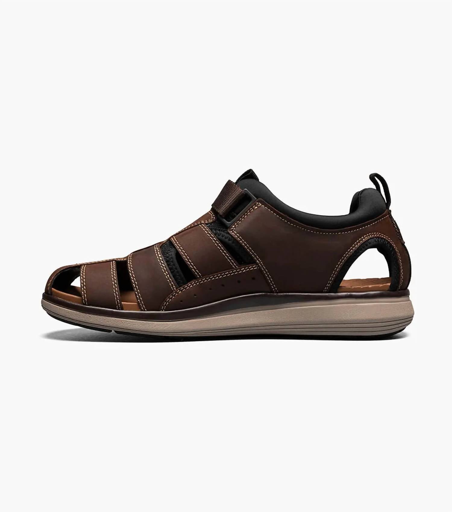 Florsheim Men's Venture Fisherman Sandals in brown - men's sandal - view 4