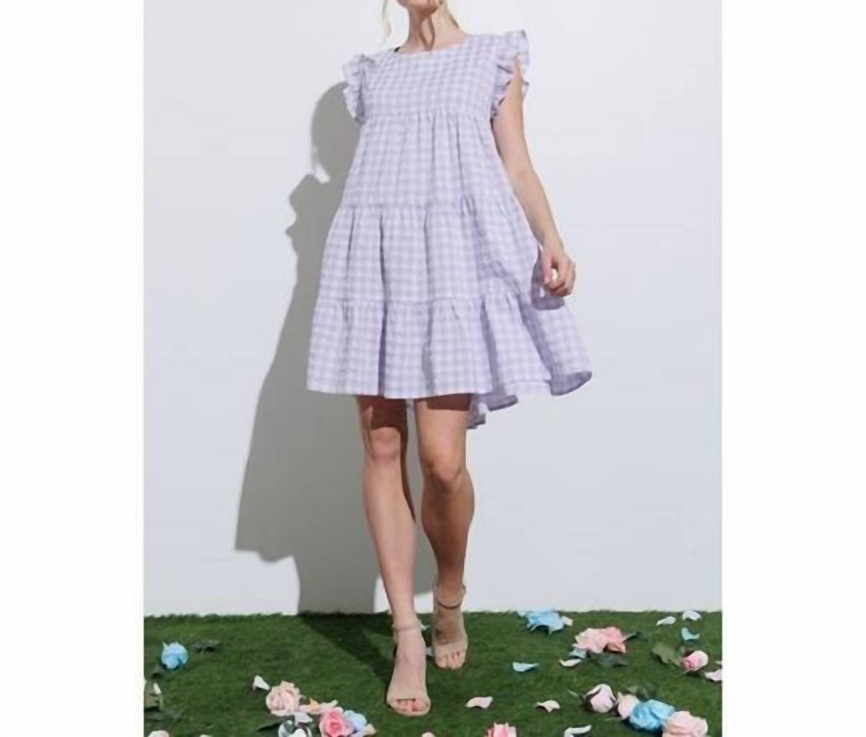 Aaron & Amber - Ruffle Dress