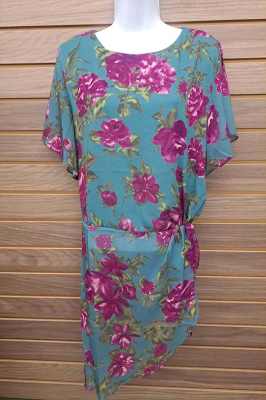 Mittoshop - Women's Short Sleeve Floral Top