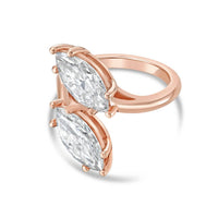 Diana M Jewels - Women's Marquise Lab-Grown Diamond Fashion Ring (8.00 Ct) - Elegant Plus