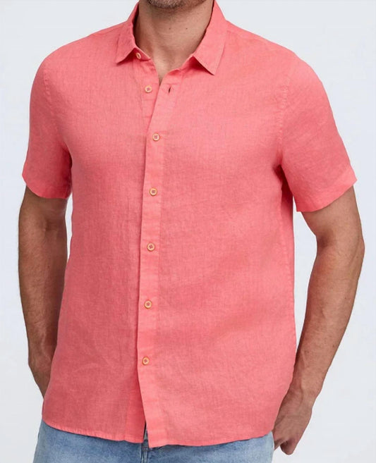 Raffi - Bryce Short Sleeve Linen Shirt
