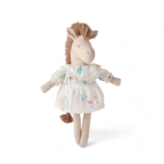 Elegant Baby - 10" WILLOW THE LINEN TOY PONY BOXED