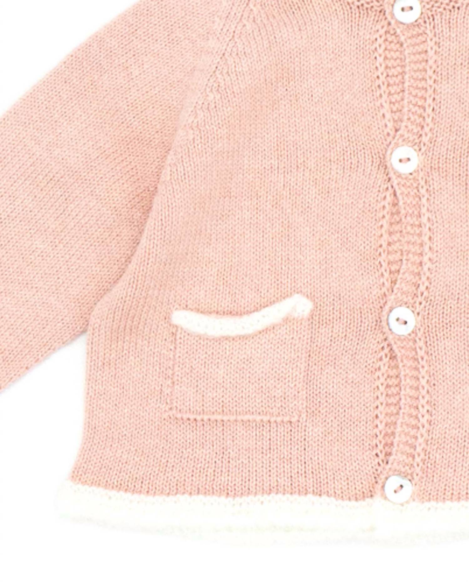 Fina Ejerique Girl's Contrast Jacket in pink - item - detail view