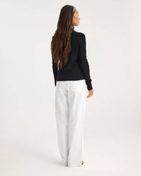 Rohe - Rib Knitted Long Sleeve Polo Shirt