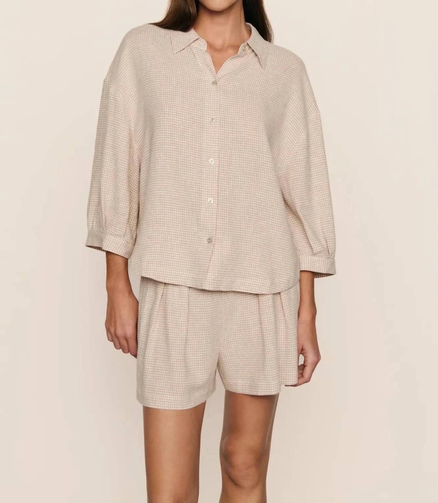 Eberjey - Linen Blend Relaxed Short