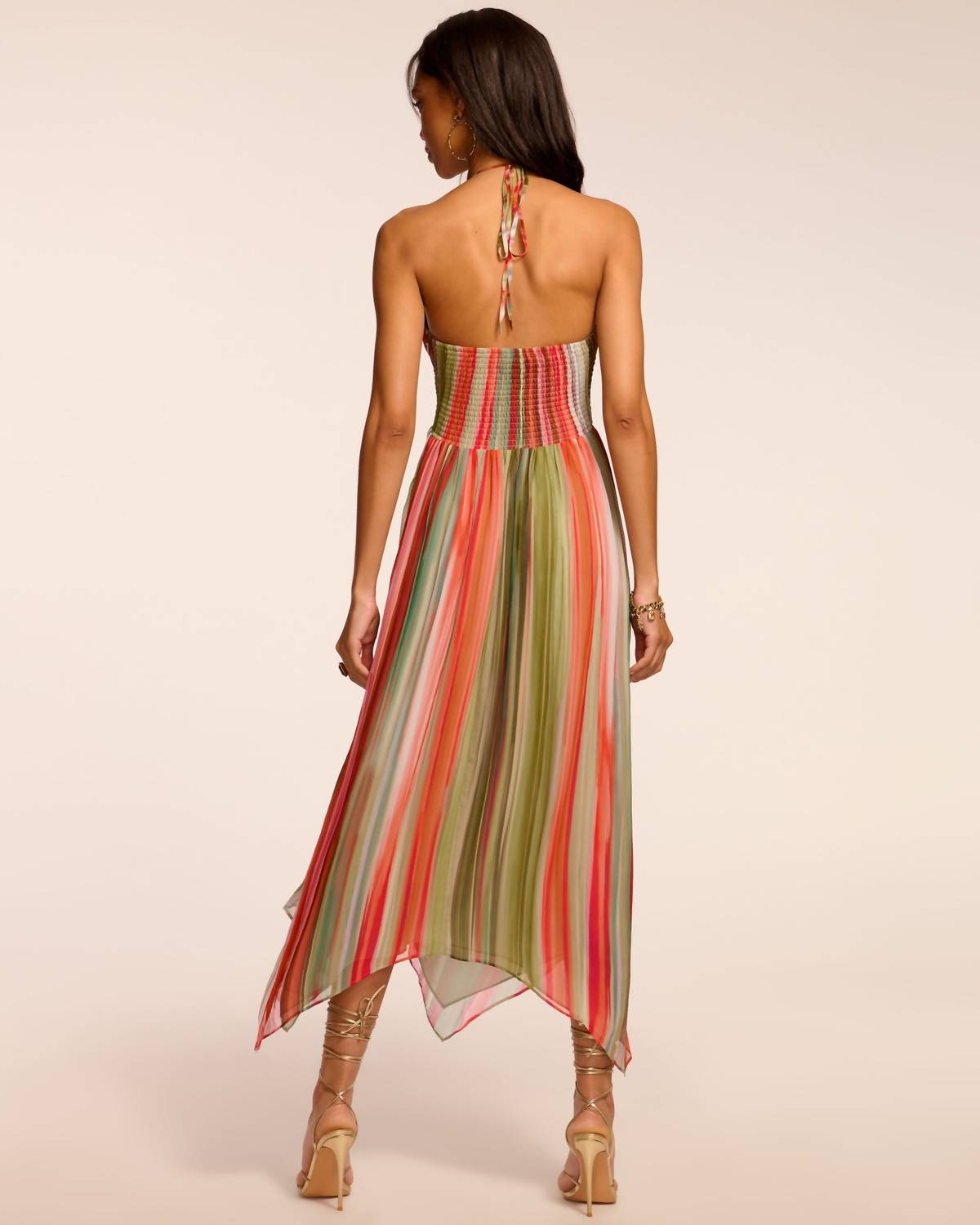 Ramy Brook - Anaja Silk Chiffon Cutout Midi Dress