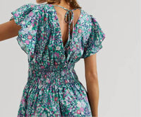 Rails Kimora Mini Dress in navy leilani floral - women's dress - alternate view