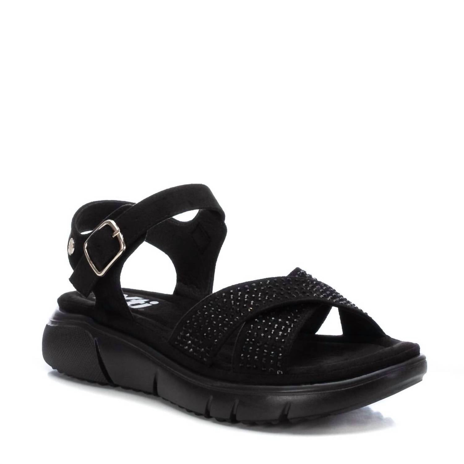 Xti - WOMEN'S FLAT SUEDE SANDALS