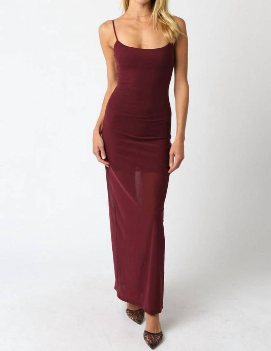 Olivaceous - Noelle Mesh Dress