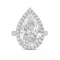 Diana M Jewels - Women's Pear Lab-Grown Diamond Fashion Ring (3.50 Ct) - Signature