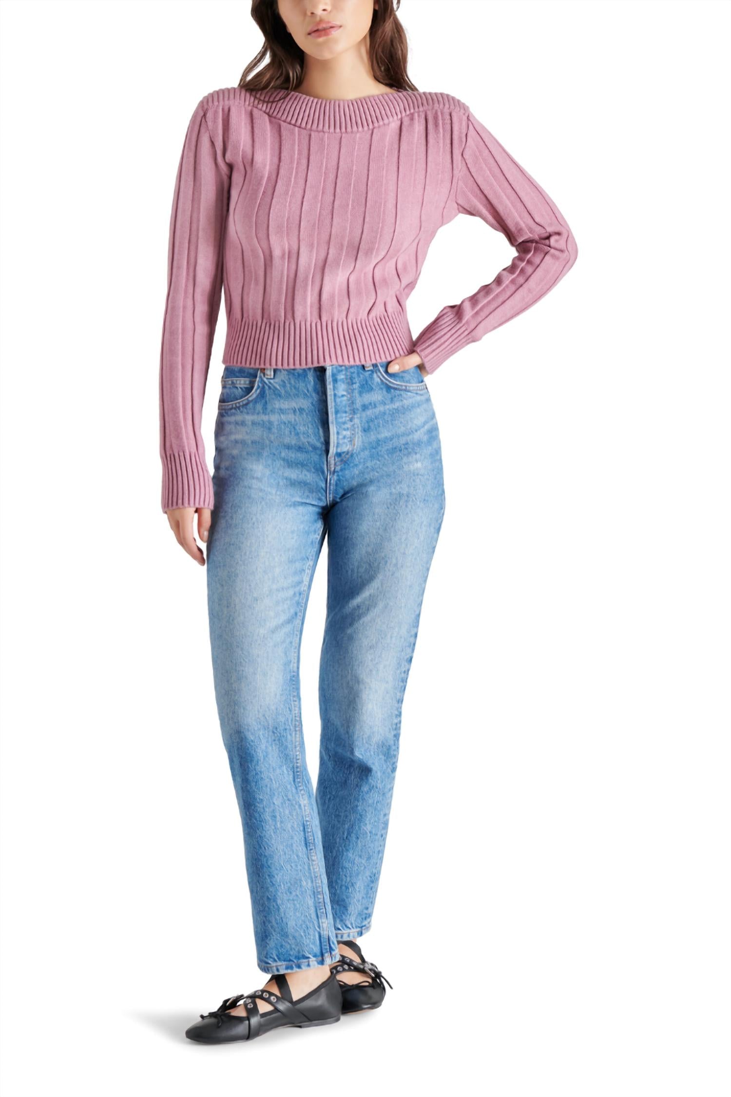 Steve Madden - Serra Long Sleeve Sweater