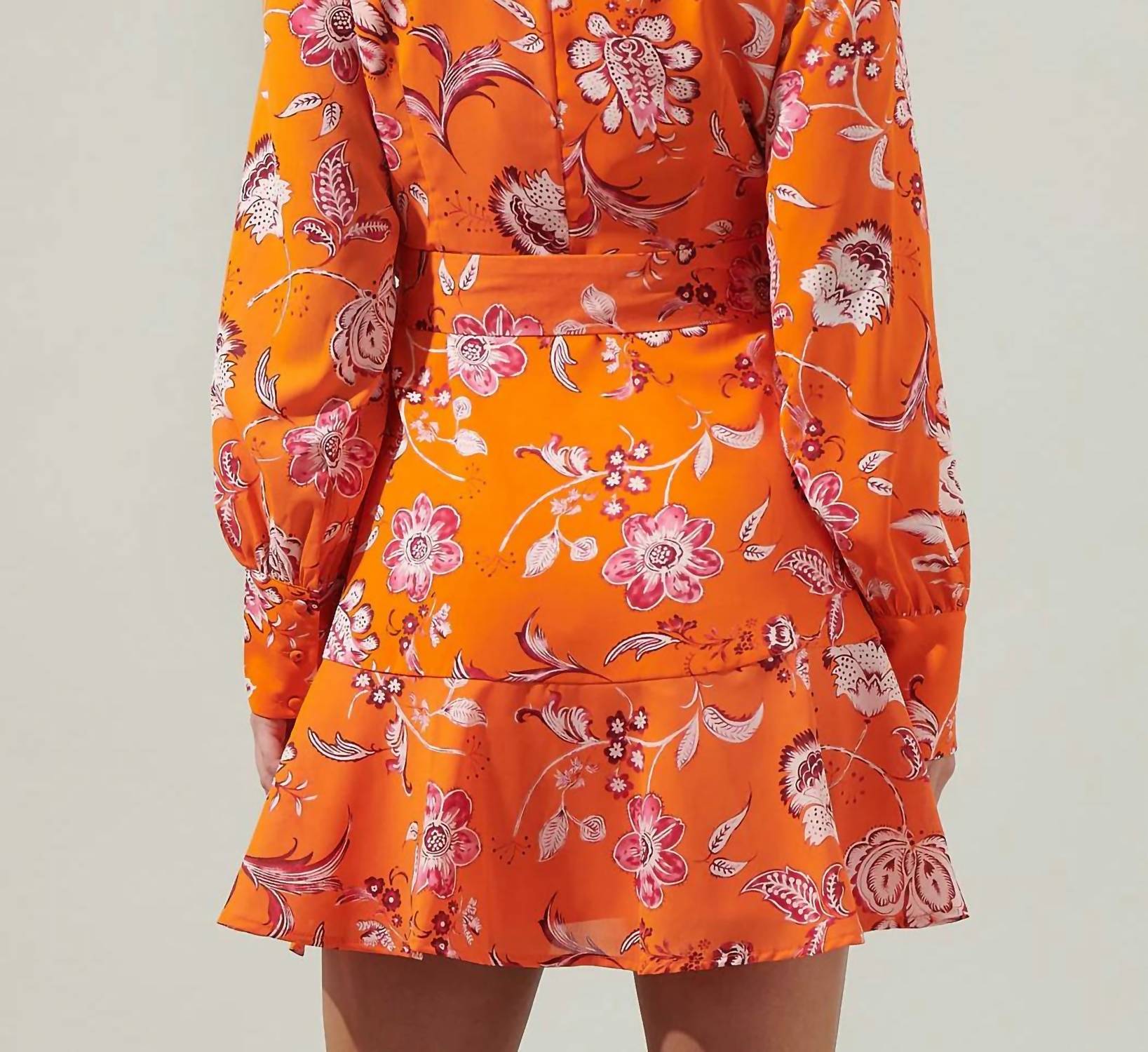 Sugarlips - Cosmo Floral Flare Mini Dress