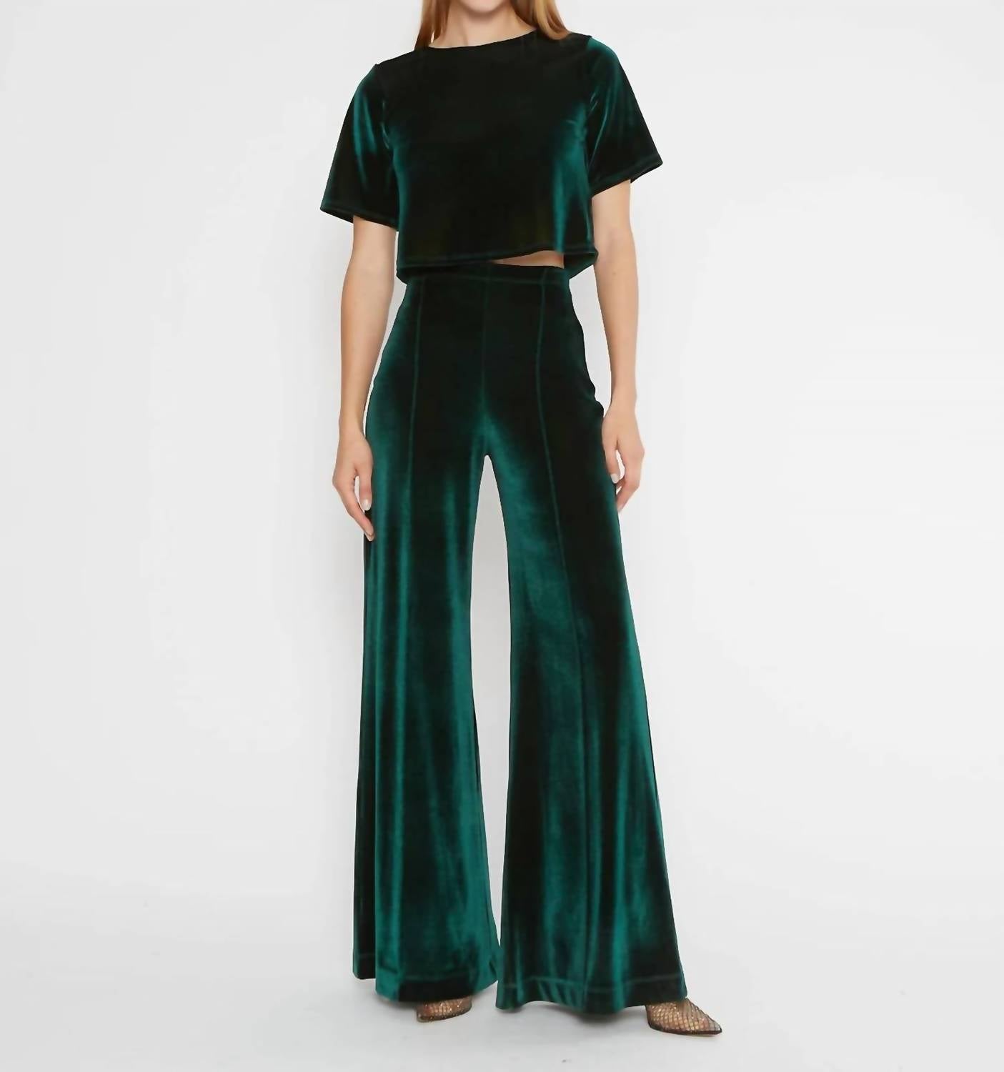 Ripley Rader - Velvet Short Sleeve Top