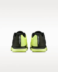 NIKE Women's Zoom Vapor 12 Premium Hard Court Tennis Shoes in black white light lemon twist - women's shoe - view 4