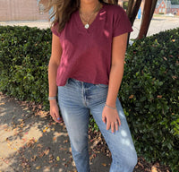Bobi - Dolman Vneck Tee