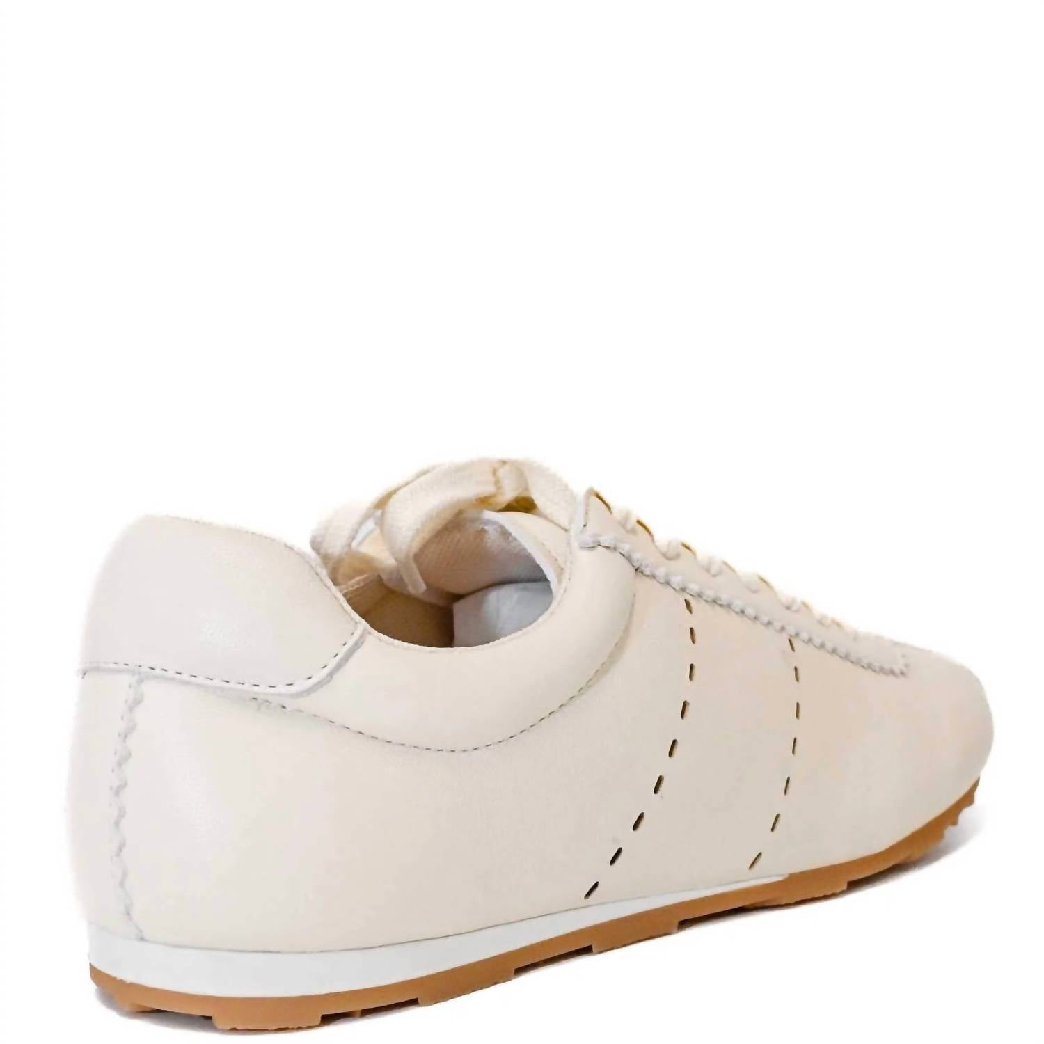 SILENT D Women's Trophy Sneaker in ivory - women's sneaker - alternate view