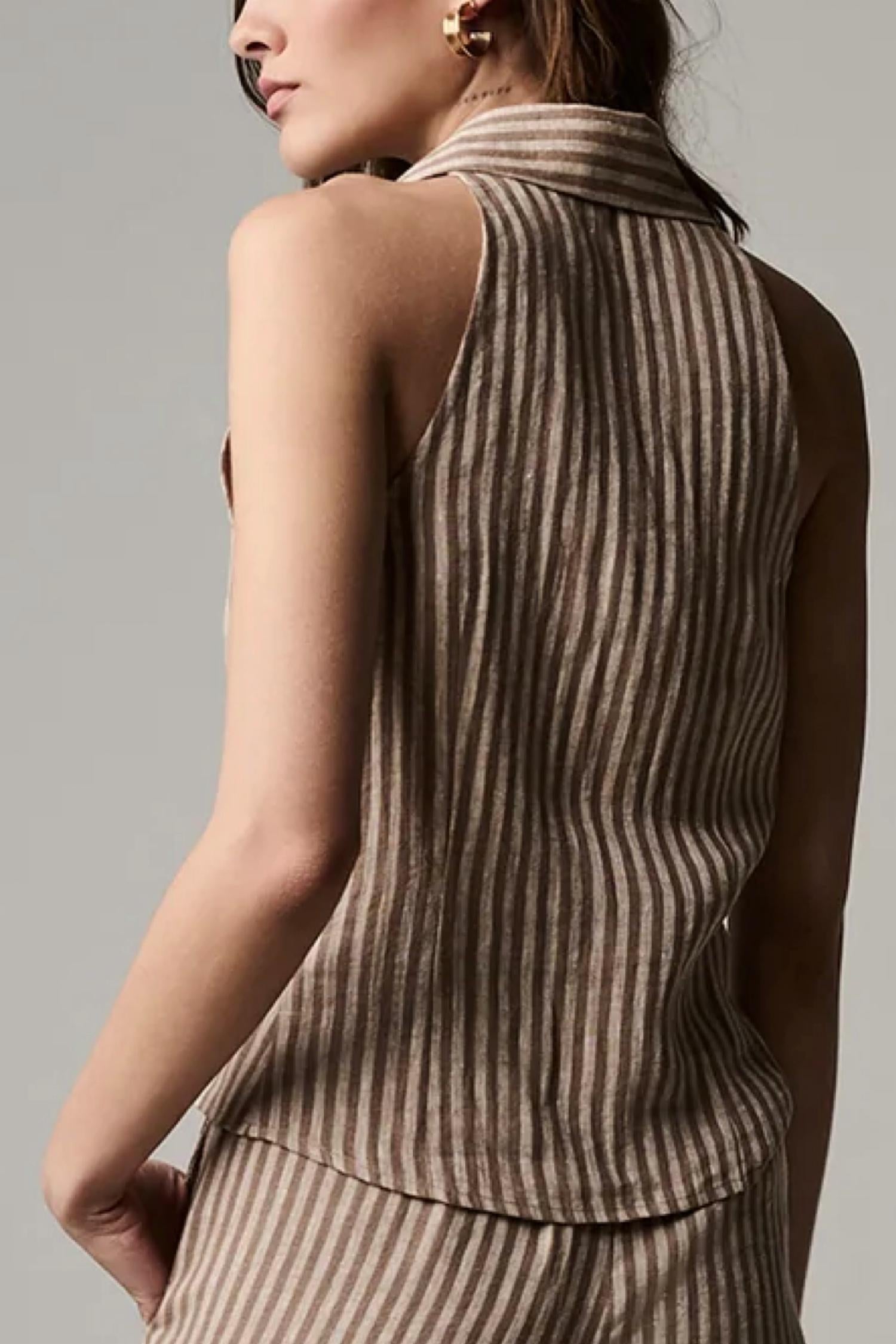 Hevron - Sloan Striped Vest