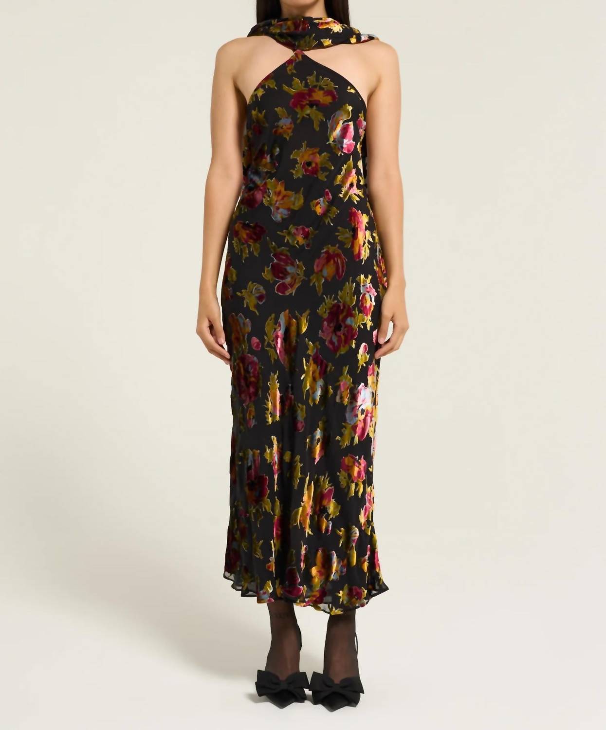 Rixo - Hayley Halter Maxi Dress
