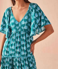 OMIKA Holis Maxi Dress in nicobar mantis - women's dress - view 4