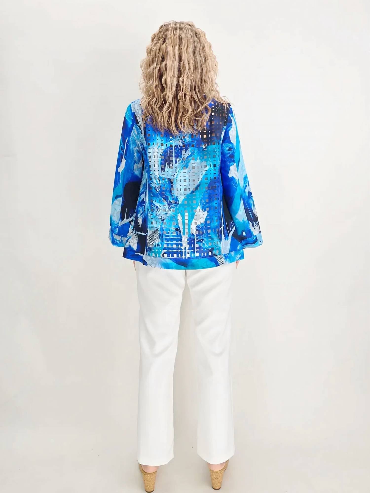 Lemon Grass - Laser Cut Reversable Jacket