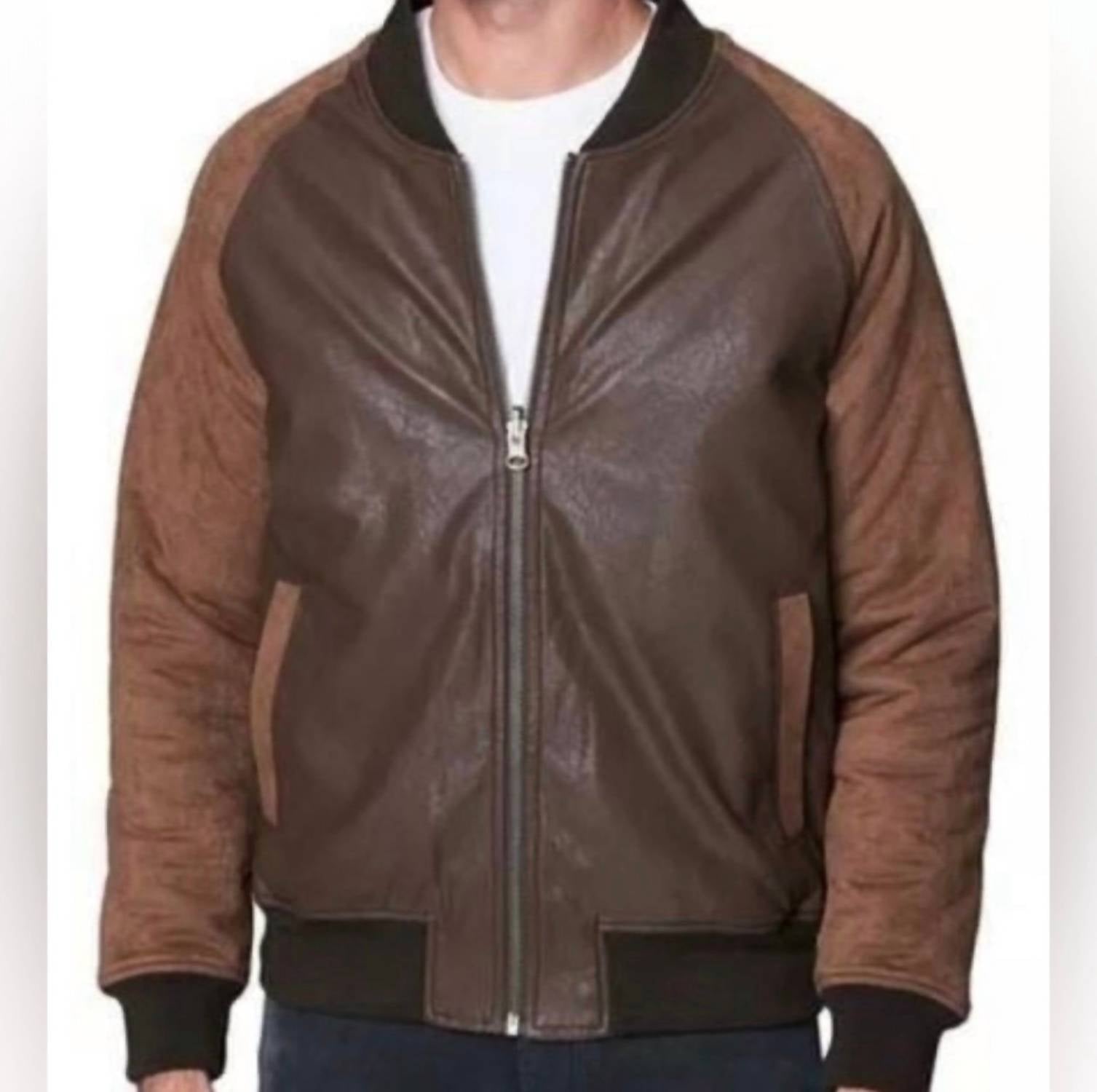Blanknyc - Men's Leather Bomber Jacket